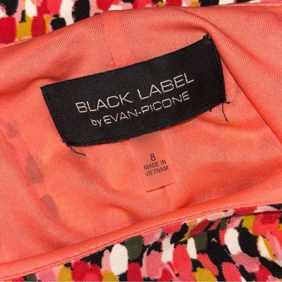 Black Label by Evan Picone Dress, sz 8 - Picture 12 of 13